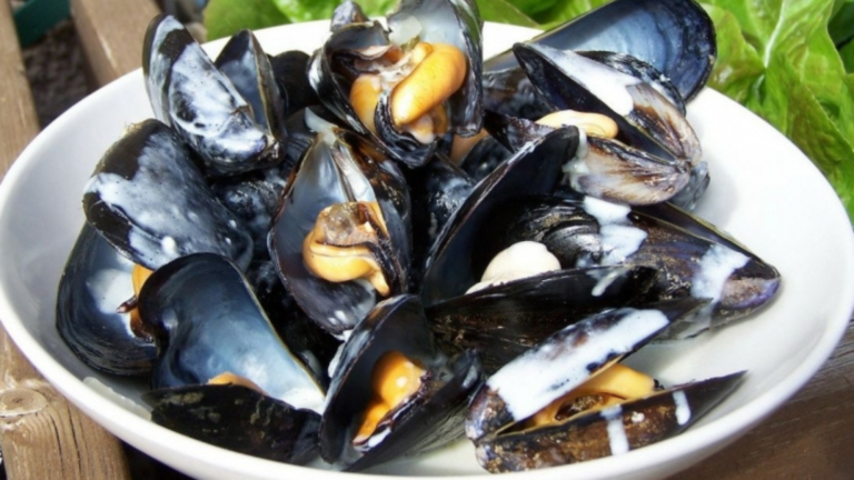 Moules au Roquefort Vernières